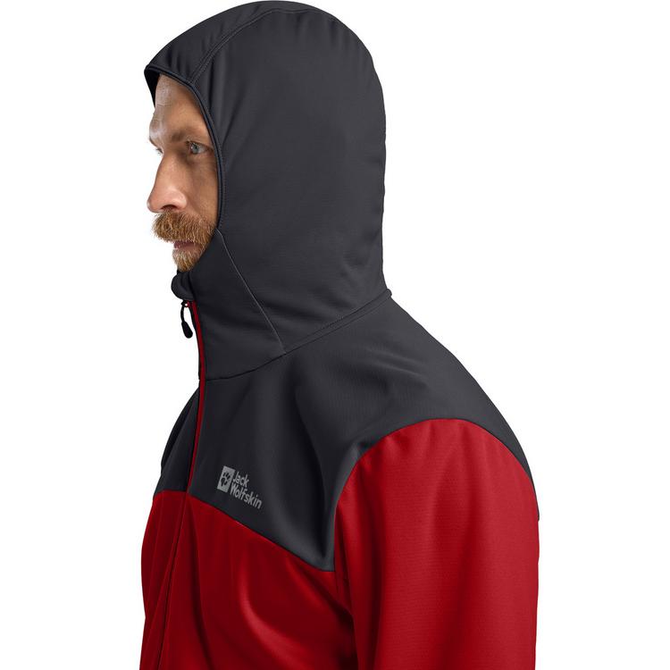 Jack Wolfskin Jack Wolfskin FELDBERG HOODY M Softshelljacke Herren - adrenaline red - 2 | SportScheck