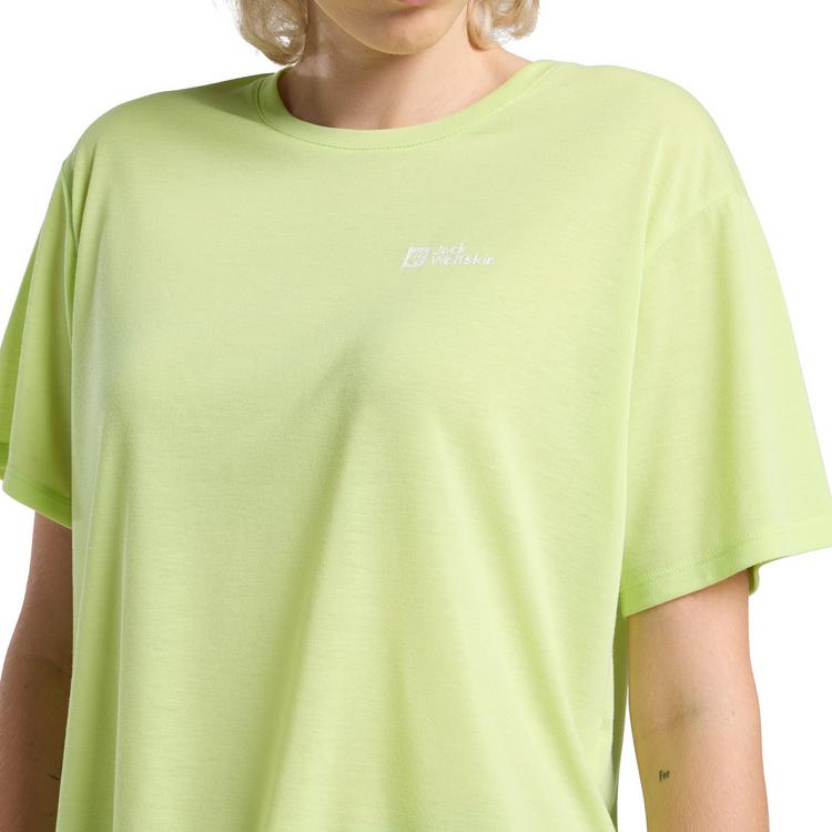 Jack Wolfskin Jack Wolfskin VONNAN CROP T W Funktionsshirt Damen - cool matcha - 2 | SportScheck