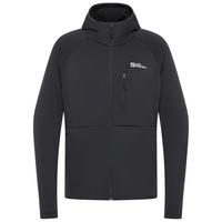 Jack Wolfskin KOLBENBERG HOODED FZ M Fleecejacke Herren - phantom