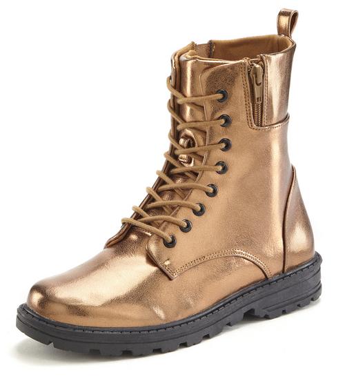 Rückansicht von Lascana Stiefelette Boots Damen bronzefarben