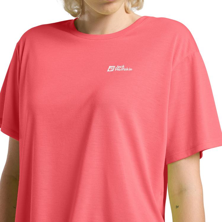 Jack Wolfskin Jack Wolfskin VONNAN CROP T W Funktionsshirt Damen - sunset coral - 2 | SportScheck