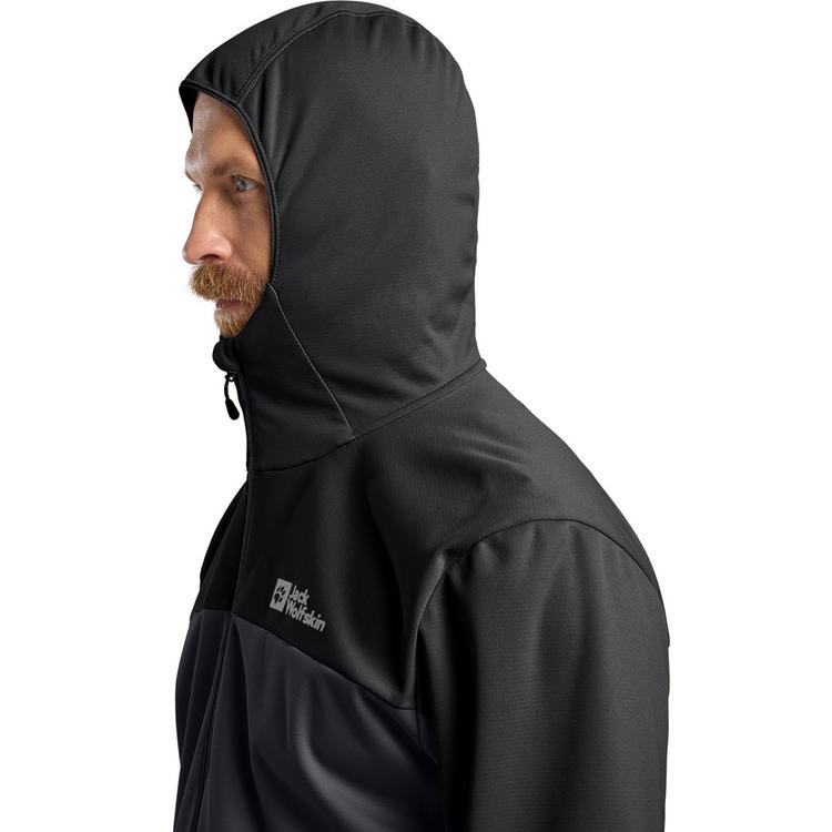 Jack Wolfskin Jack Wolfskin FELDBERG HOODY M Softshelljacke Herren - phantom - 2 | SportScheck