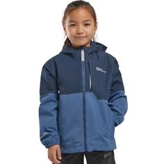 Rückansicht von Jack Wolfskin ACTAMIC 2L JKT K Funktionsjacke Kinder evening sky