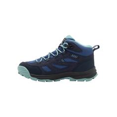 Rückansicht von Jack Wolfskin VOJO TOUR TEXAPORE MID K Wanderschuhe Kinder night blue