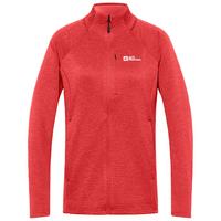 Jack Wolfskin TAIGA FZ W Fleecejacke Damen - vibrant red