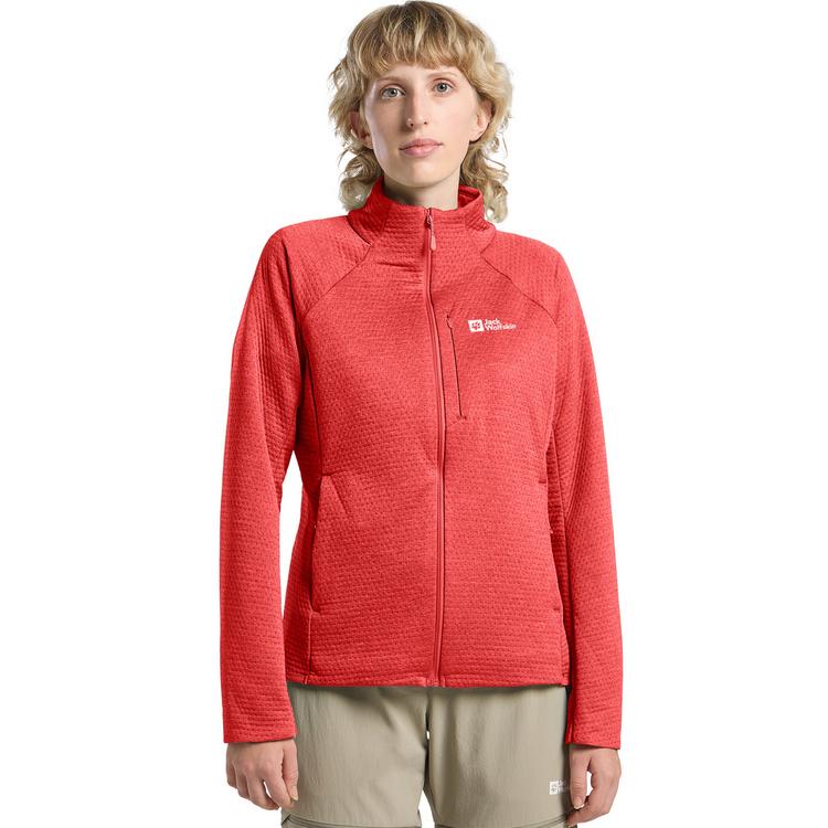 Jack Wolfskin Jack Wolfskin TAIGA FZ W Fleecejacke Damen - vibrant red - 0 | SportScheck