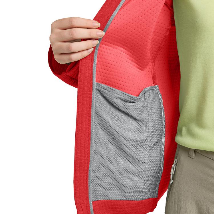 Jack Wolfskin Jack Wolfskin TAIGA FZ W Fleecejacke Damen - vibrant red - 2 | SportScheck