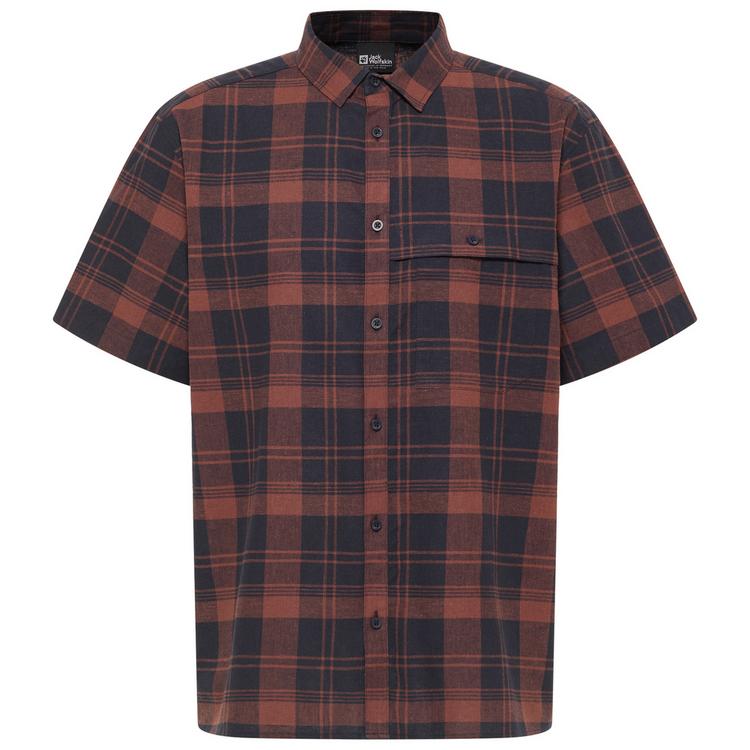 Jack Wolfskin Jack Wolfskin GREAT PLAINS SHIRT M Funktionsshirt Herren - CHECK dark navy - 0 | SportScheck