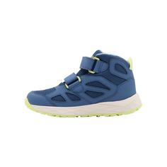 Rückansicht von Jack Wolfskin WOODLAND 2 TEXAPORE MID VC K Wanderschuhe Kinder evening sky