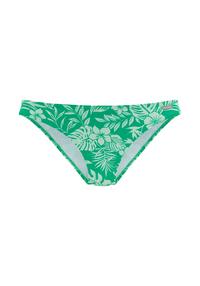 VENICE BEACH Bikini-Hose Bikini Hose Damen - gr&uuml;n bedruckt