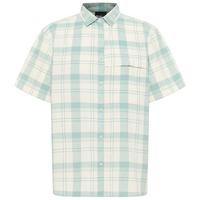 Jack Wolfskin GREAT PLAINS SHIRT M Funktionsshirt Herren - CHECK soft jade