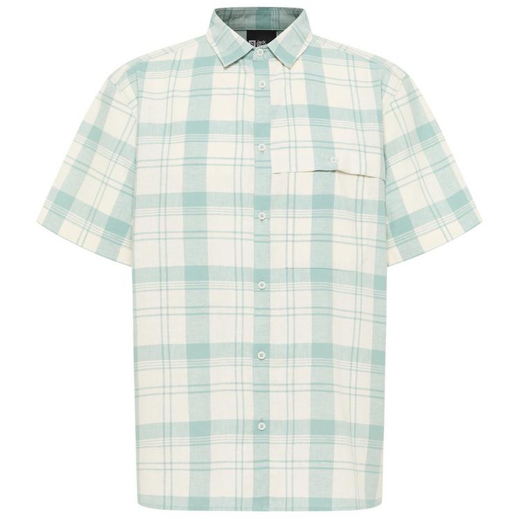 Jack Wolfskin Jack Wolfskin GREAT PLAINS SHIRT M Funktionsshirt Herren - CHECK soft jade - 0 | SportScheck