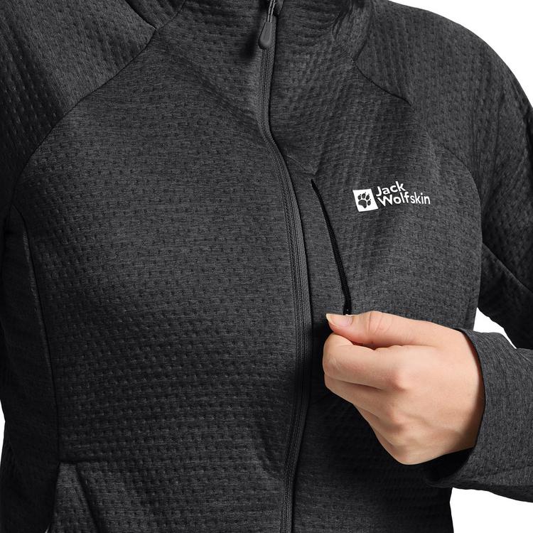 Jack Wolfskin Jack Wolfskin TAIGA FZ W Fleecejacke Damen - black - 4 | SportScheck