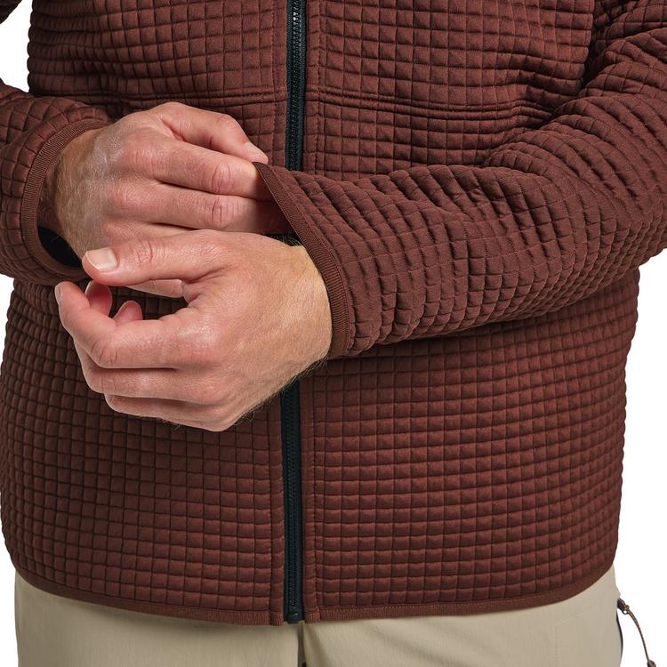 Jack Wolfskin Jack Wolfskin MOGARI HOODED  FZ M Fleecejacke Herren - dark rust - 3 | SportScheck