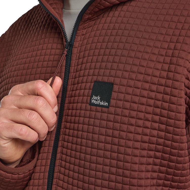 Jack Wolfskin Jack Wolfskin MOGARI HOODED  FZ M Fleecejacke Herren - dark rust - 4 | SportScheck