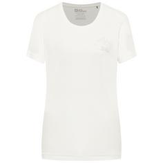 Jack Wolfskin PEAK GRAPHIC T W Funktionsshirt Damen MTN stark white