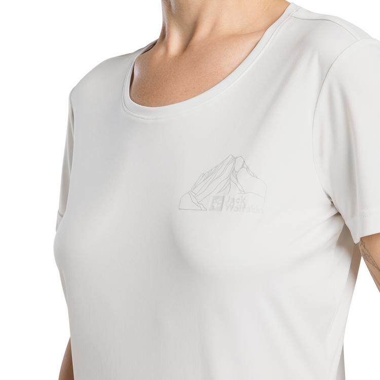 Jack Wolfskin Jack Wolfskin PEAK GRAPHIC T W Funktionsshirt Damen - MTN stark white - 2 | SportScheck