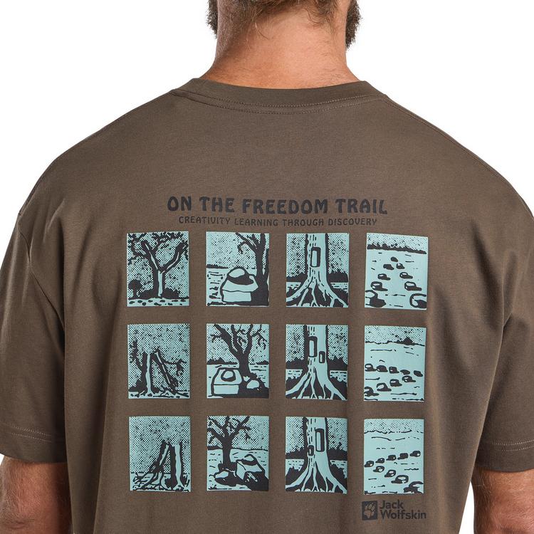 Jack Wolfskin Jack Wolfskin TRAILBLAZER T M Funktionsshirt Herren - TRAIL cold coffee - 2 | SportScheck