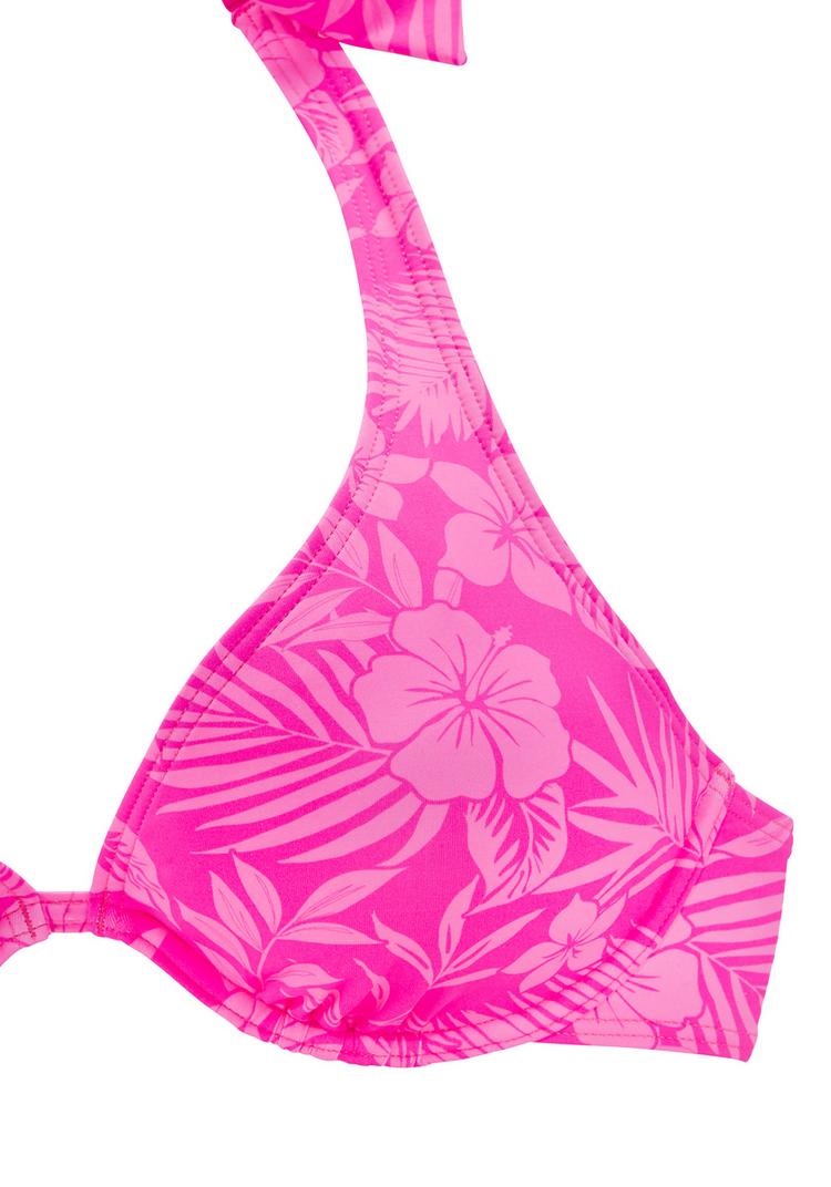 VENICE BEACH VENICE BEACH B&uuml;gel-Bikini-Top Bikini Oberteil Damen - pink bedruckt - 2 | SportScheck