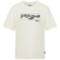 Jack Wolfskin CORDILLERA T W Funktionsshirt Damen MOUNTAIN cotton white