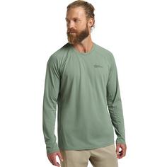 Rückansicht von Jack Wolfskin PRELIGHT SWIFT LS M Funktionsshirt Herren eucalyptus