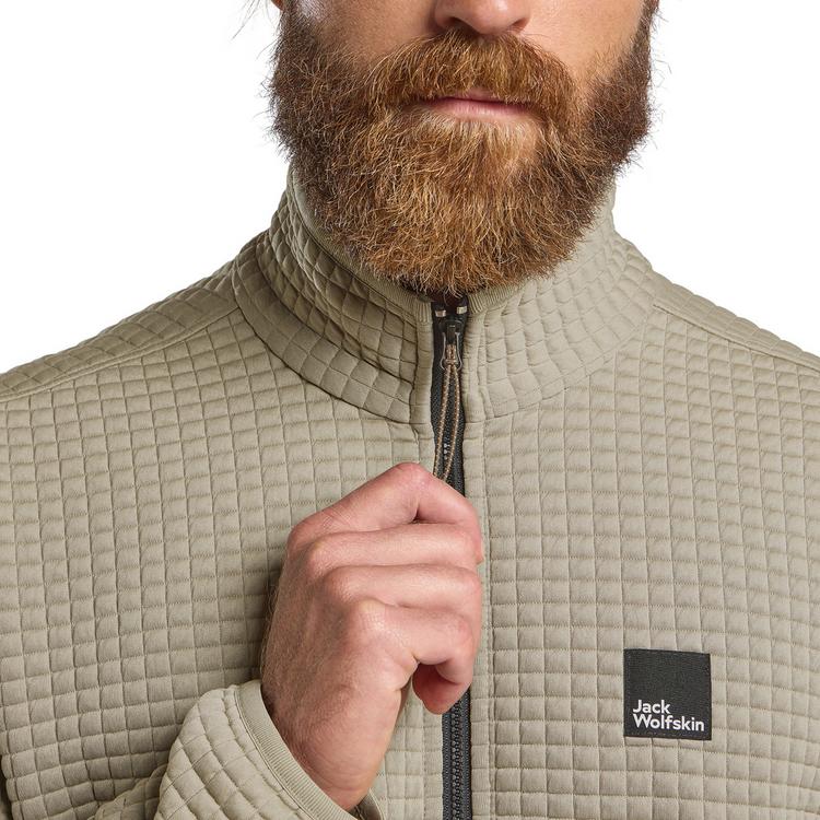 Jack Wolfskin Jack Wolfskin MOGARI FZ M Fleecejacke Herren - stone - 2 | SportScheck