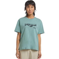 Rückansicht von Jack Wolfskin CORDILLERA T W Funktionsshirt Damen MOUNTAIN soft jade