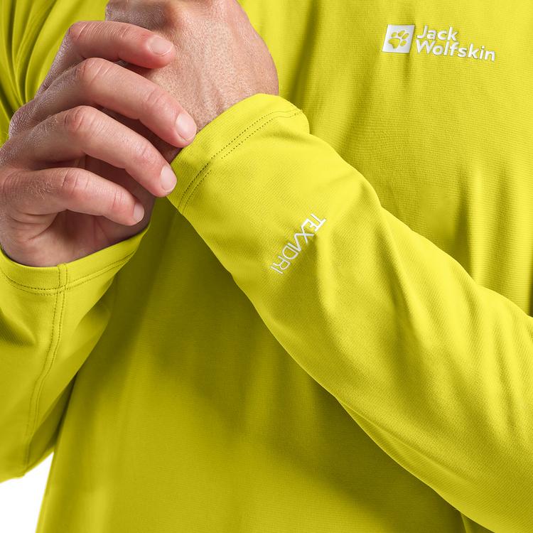 Jack Wolfskin Jack Wolfskin PRELIGHT SWIFT LS M Funktionsshirt Herren - chartreuse - 3 | SportScheck