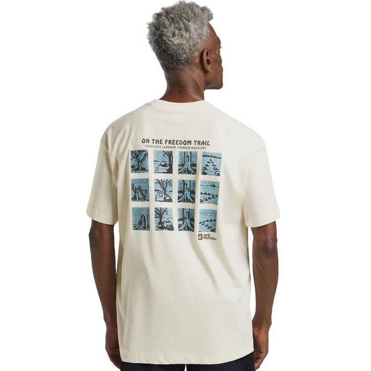 Jack Wolfskin Jack Wolfskin TRAILBLAZER T M Funktionsshirt Herren - TRAIL cotton white - 1 | SportScheck