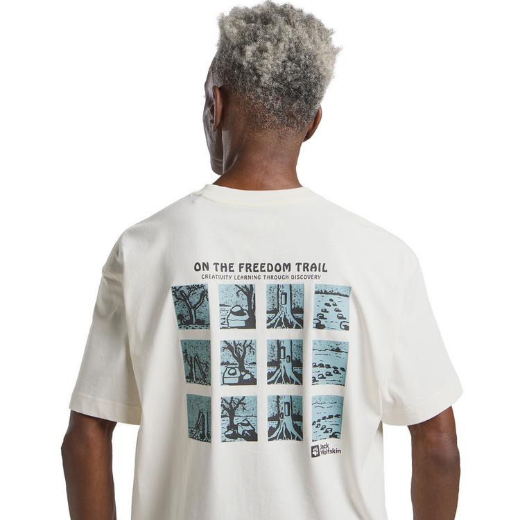 Jack Wolfskin Jack Wolfskin TRAILBLAZER T M Funktionsshirt Herren - TRAIL cotton white - 2 | SportScheck