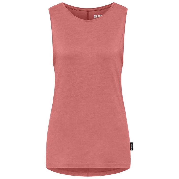 Jack Wolfskin Jack Wolfskin TRAVEL TOP W Funktionsshirt Damen - mineral red heather - 0 | SportScheck