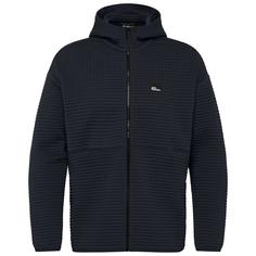 Jack Wolfskin MOGARI HOODED  FZ M Fleecejacke Herren dark navy