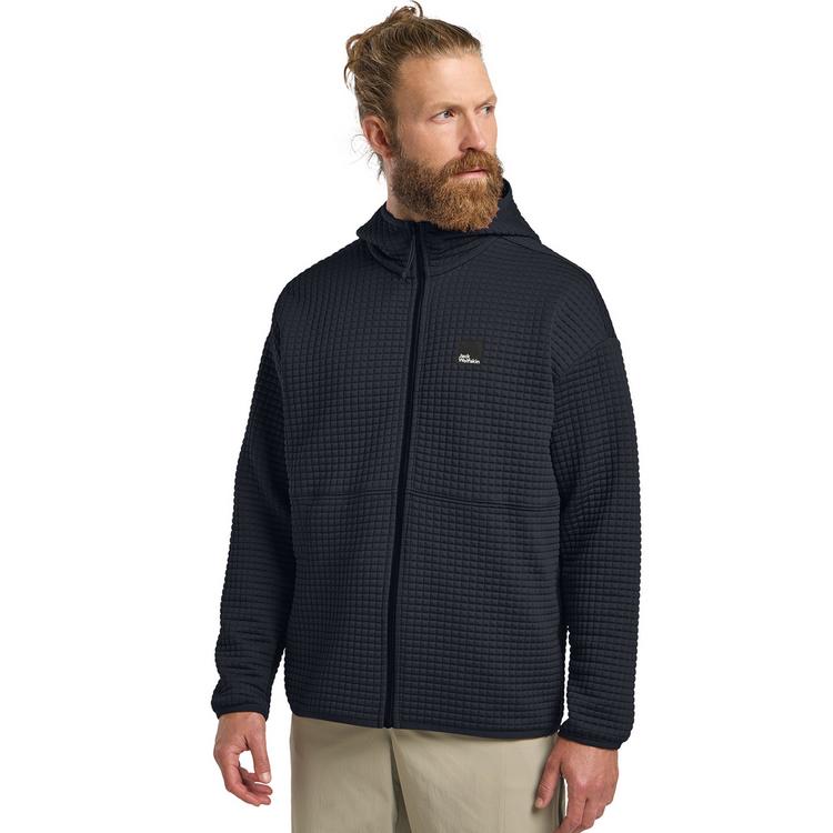 Jack Wolfskin Jack Wolfskin MOGARI HOODED  FZ M Fleecejacke Herren - dark navy - 0 | SportScheck