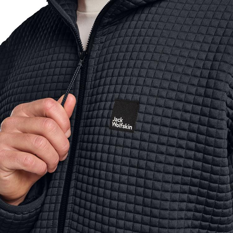 Jack Wolfskin Jack Wolfskin MOGARI HOODED  FZ M Fleecejacke Herren - dark navy - 4 | SportScheck