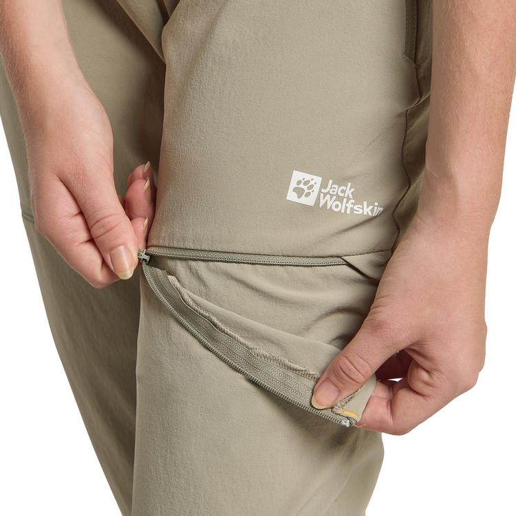 Jack Wolfskin Jack Wolfskin HIKEOUT ZIP OFF PANTS W Funktionshose Damen - stone - 4 | SportScheck