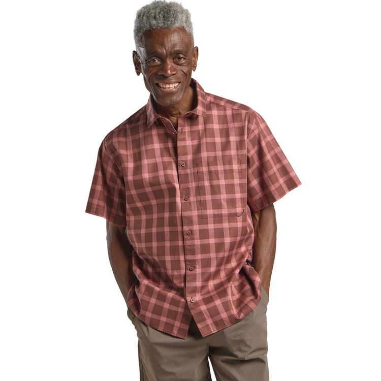 Jack Wolfskin Jack Wolfskin PLANALTO SHIRT M Funktionsshirt Herren - CHECK dark rust - 2 | SportScheck