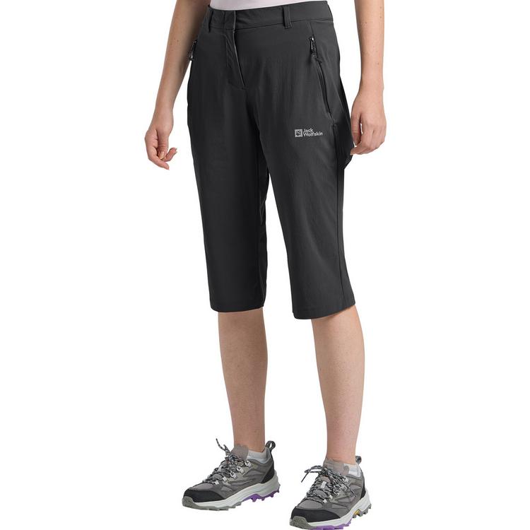 Jack Wolfskin Jack Wolfskin HIKEOUT 3/4 PANTS W Funktionshose Damen - black - 0 | SportScheck