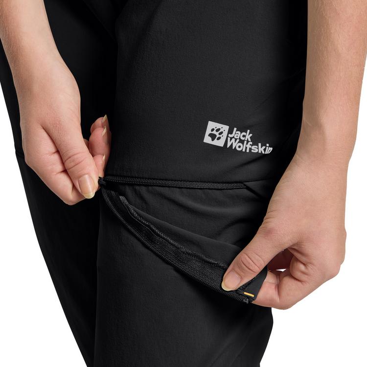 Jack Wolfskin Jack Wolfskin HIKEOUT ZIP OFF PANTS W Funktionshose Damen - black - 4 | SportScheck