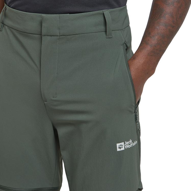 Jack Wolfskin Jack Wolfskin HIKEOUT ZIP AWAY PANTS M Funktionshose Herren - slate green - 4 | SportScheck