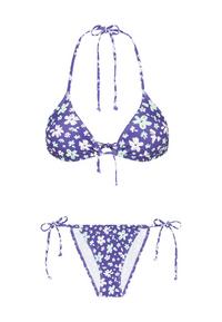 LSCN by Lascana Triangel-Bikini Bikini Set Damen - violett bedruckt