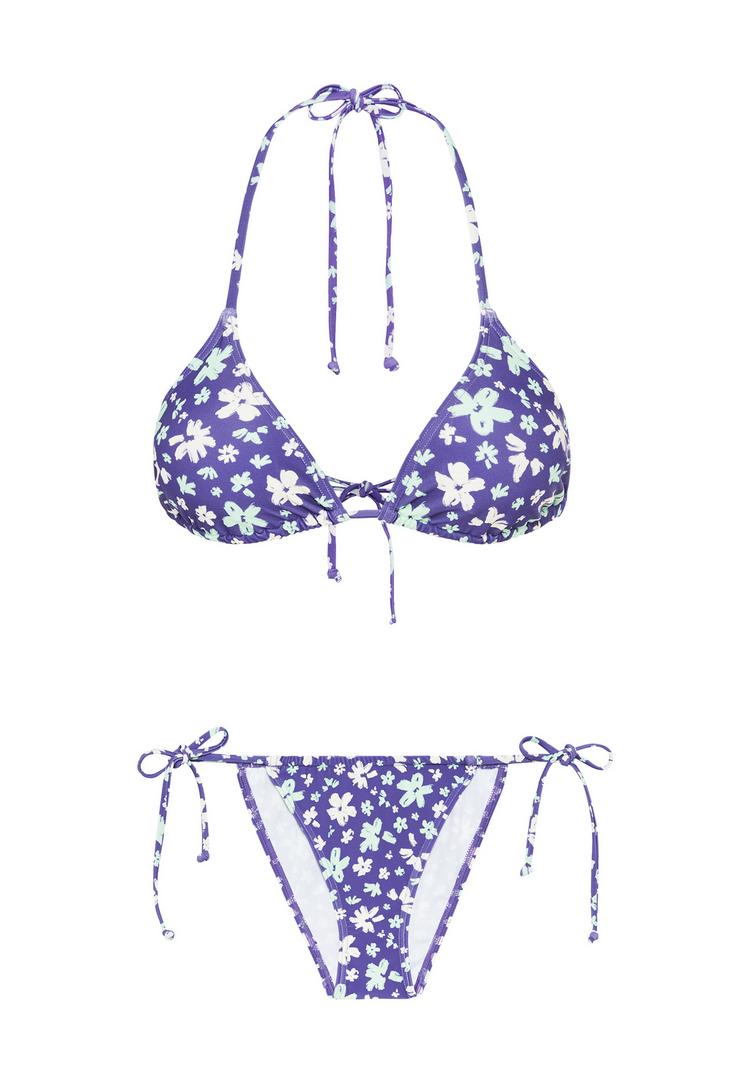 LSCN by Lascana LSCN by Lascana Triangel-Bikini Bikini Set Damen - violett bedruckt - 0 | SportScheck