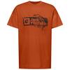 Jack Wolfskin BRAND T M Funktionsshirt Herren - burnt orange