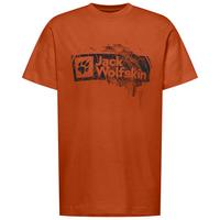 Jack Wolfskin BRAND T M Funktionsshirt Herren - burnt orange
