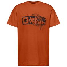 Jack Wolfskin BRAND T M Funktionsshirt Herren burnt orange