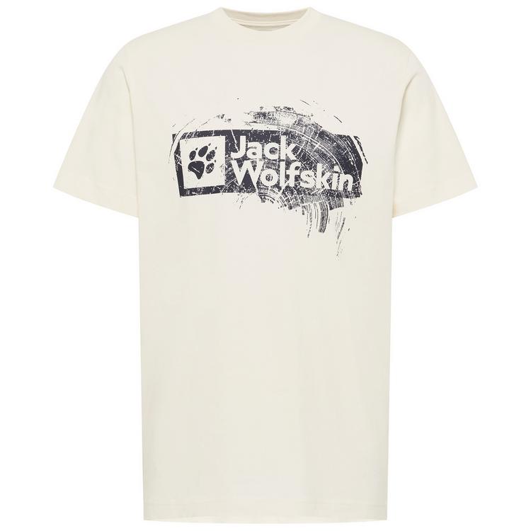 Jack Wolfskin Jack Wolfskin BRAND T M Funktionsshirt Herren - WOOD Cotton white - 0 | SportScheck