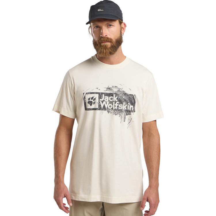 Jack Wolfskin Jack Wolfskin BRAND T M Funktionsshirt Herren - WOOD Cotton white - 0 | SportScheck