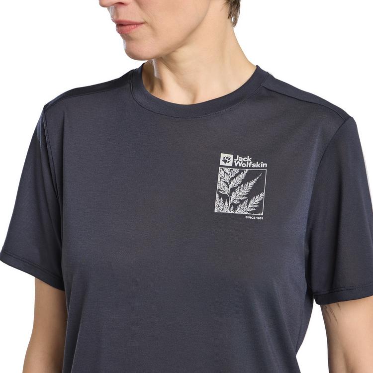 Jack Wolfskin Jack Wolfskin VONNAN GRAPHIC T W Funktionsshirt Damen - EXPLORE graphite - 2 | SportScheck