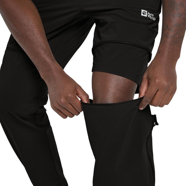 Jack Wolfskin Jack Wolfskin HIKEOUT ZIP AWAY PANTS M Funktionshose Herren - black - 3 | SportScheck