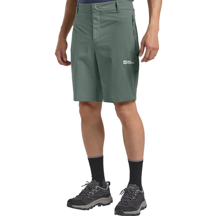 Jack Wolfskin Jack Wolfskin HIKEOUT SHORTS M Shorts Herren - slate green - 0 | SportScheck