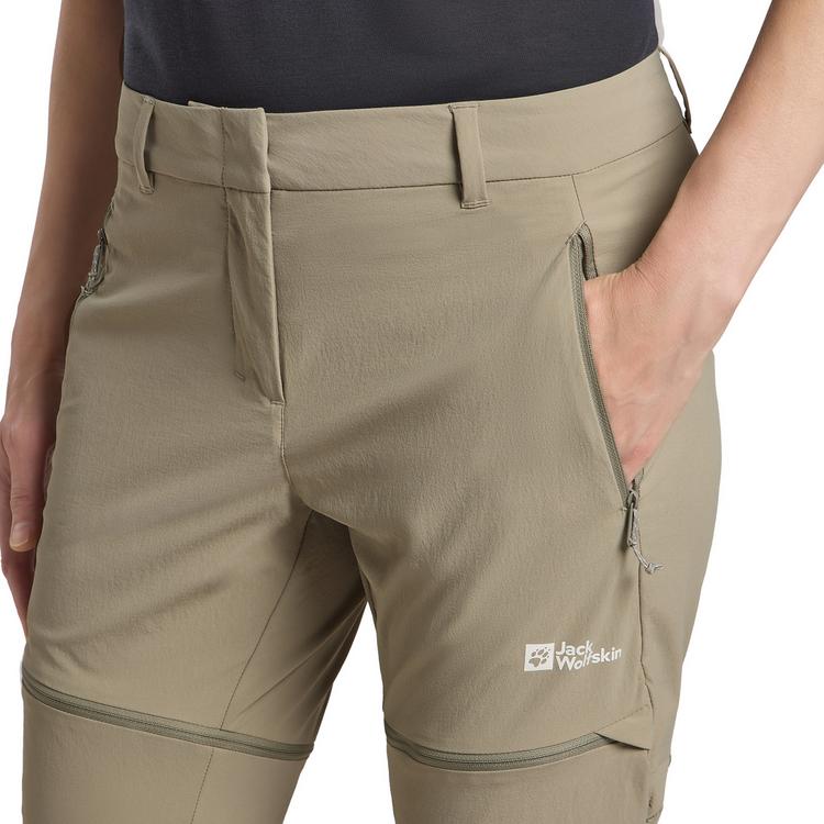 Jack Wolfskin Jack Wolfskin HIKEOUT ZIP AWAY PANTS W Funktionshose Damen - stone - 3 | SportScheck